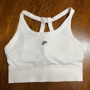 Nike white sport’s bra